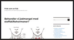 Desktop Screenshot of frisksomenfisk.no