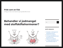 Tablet Screenshot of frisksomenfisk.no